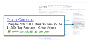Google AdWords creative for Checkout Merchants